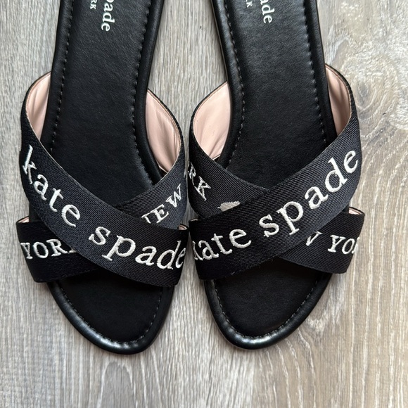 NEW Kate Spade Piper Slide Blk  11 - Picture 3 of 8